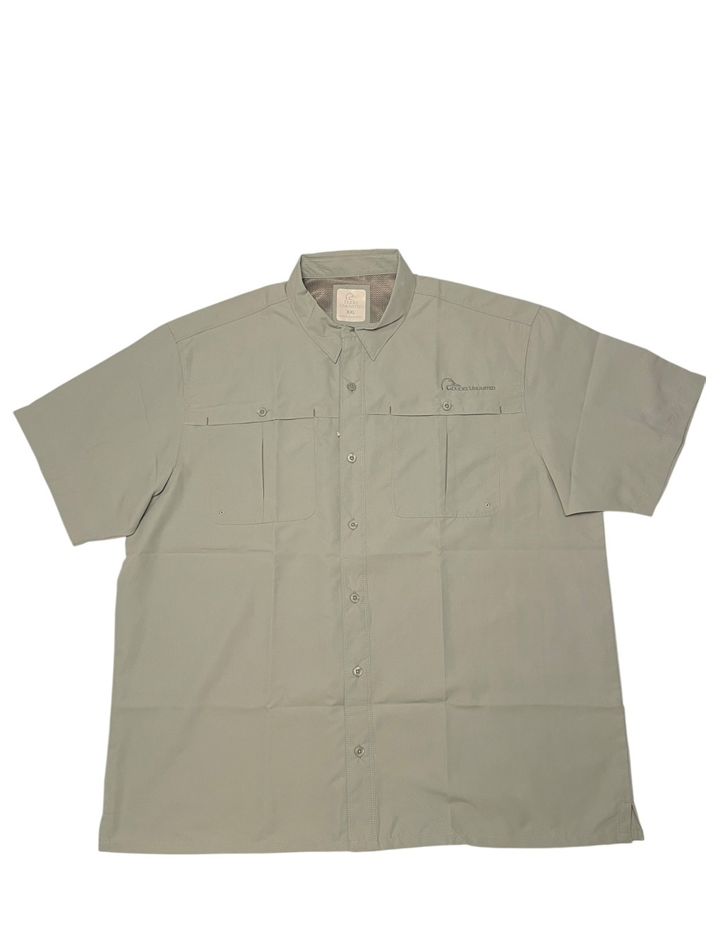 Ducks Unlimited Vented Short-Sleeve Fishing or Hunting Utility Shirt XXL NWT